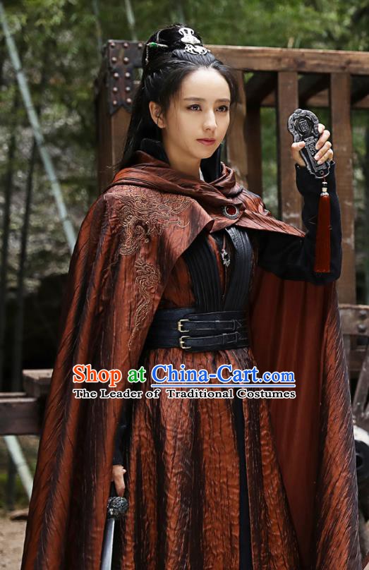 Chinese Ancient Nirvana in Fire Southern and Northern Dynasties Female General Meng Qianxue Replica Costume for Women