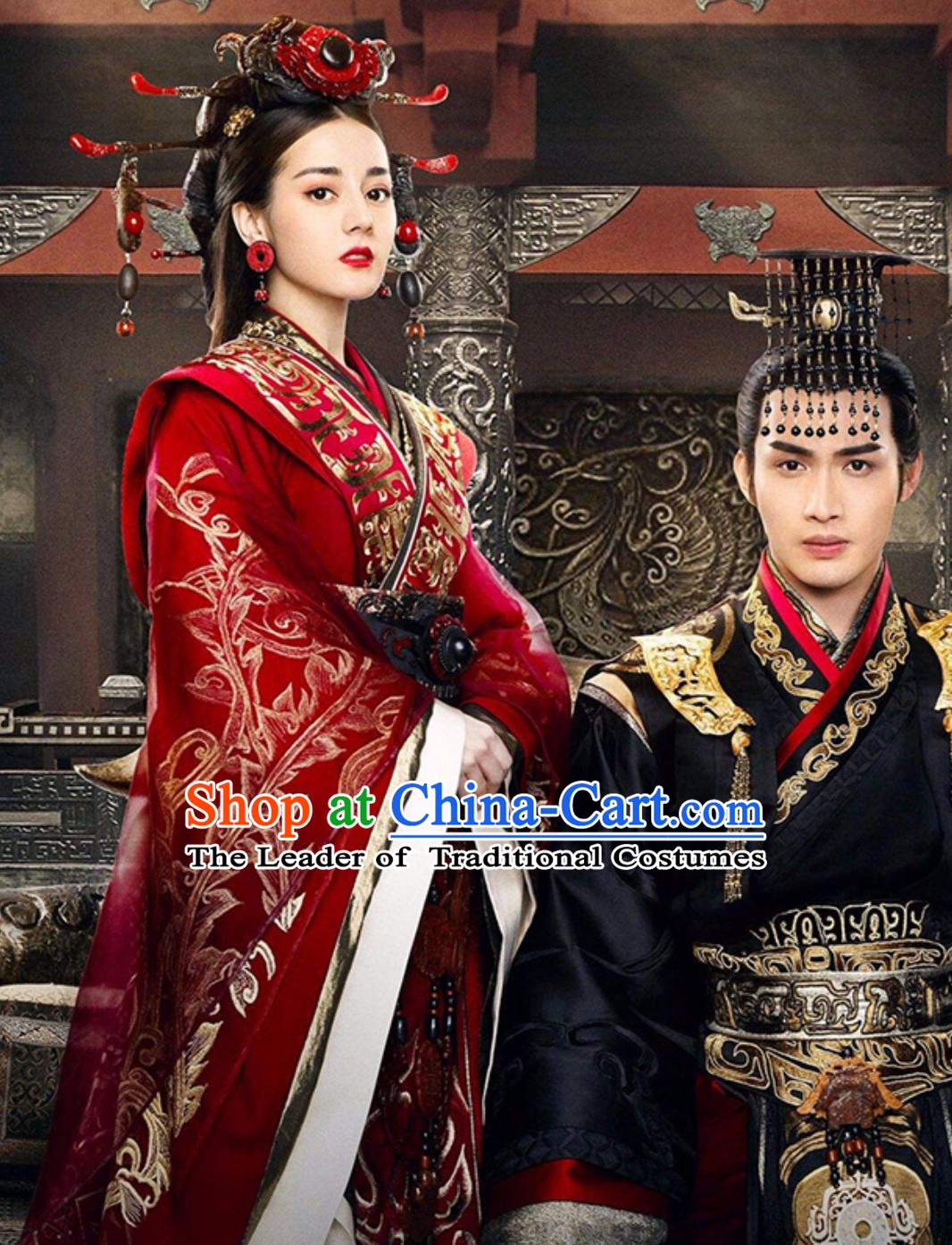 Ancient Chinese Imperial Wedding Clothing Imperial Robes Theater and Reenactment Costumes Hanzhuang Hanfu for Women