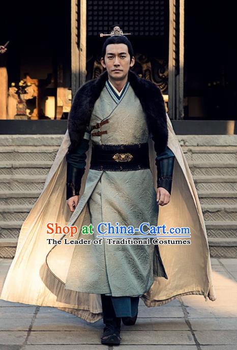 Nirvana in Fire Chinese Ancient Liang State Imperial Guards Commander Xun feizhan Replica Costume for Men