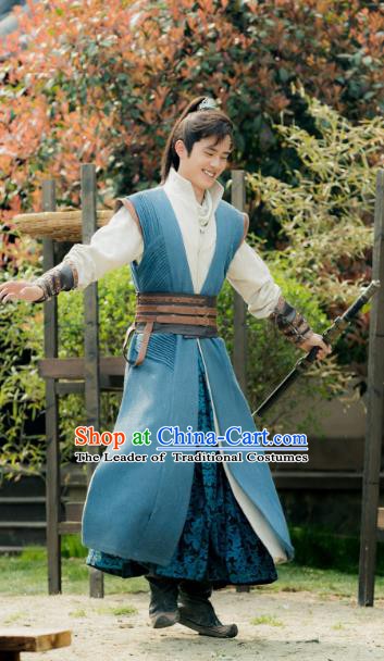Nirvana in Fire Chinese Ancient Nobility Childe Swordsman Xiao Pingjing Replica Costume for Men