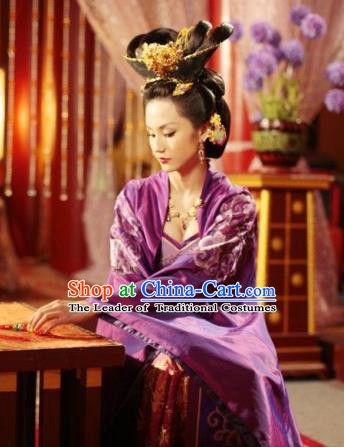 Traditional Chinese Ancient Costume Ancient  Tang Dynasty Hanfu Dress Clothing