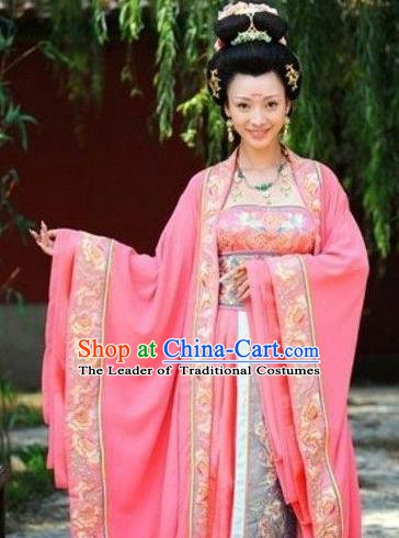 Traditional Chinese Ancient Costume Ancient  Tang Dynasty Hanfu Dress Clothing