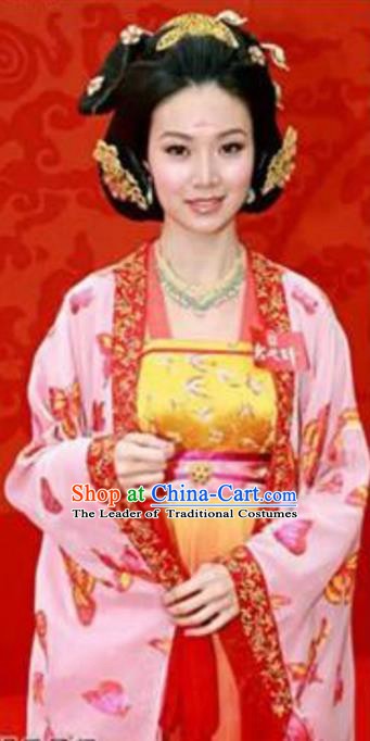 Traditional Chinese Ancient Costume Ancient  Tang Dynasty Hanfu Dress Clothing