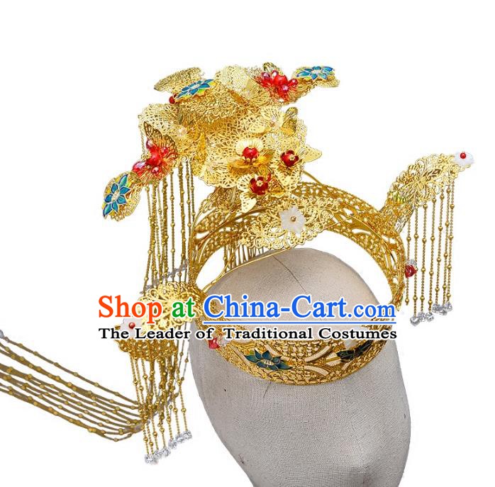 Chinese Ancient Style Hair Jewelry Accessories Cosplay Hairpins Headwear Headdress for Women