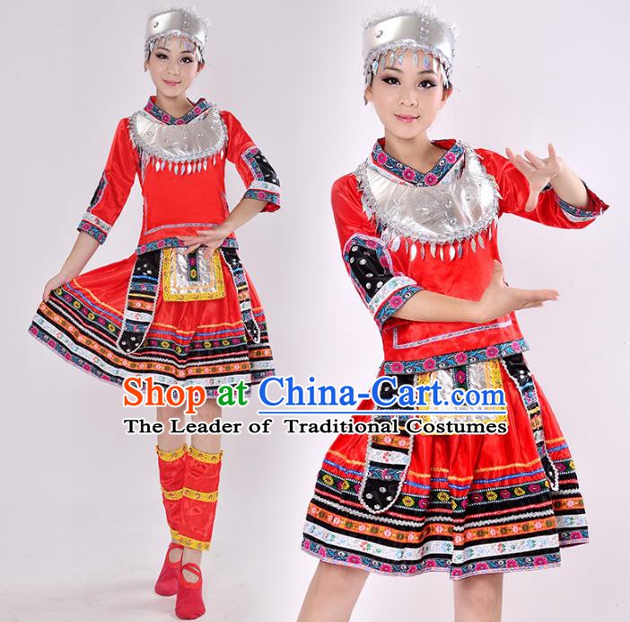 Traditional Chinese Yangge Fan Dance Folk Dance Costume Classical Yangko Dance Modern Dance Dress Clothing