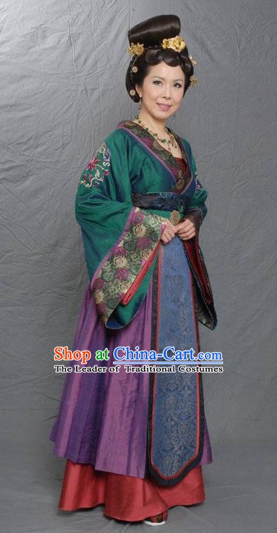 Traditional Chinese Tang Dynasty Court Officials Hanfu Dress Ancient Las Meninas Replica Costume for Women