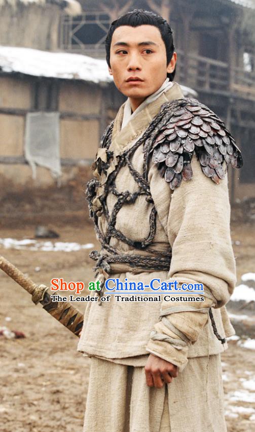 Chinese Ancient Warring States Time Assassin Swordsman Jing Ke Replica Costume for Men