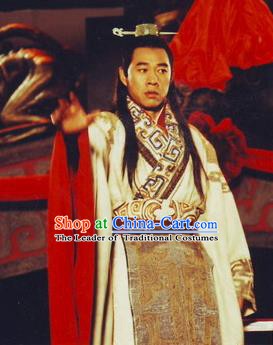 Chinese Ancient Qin Dynasty First Emperor Ying Zheng Replica Costume for Men
