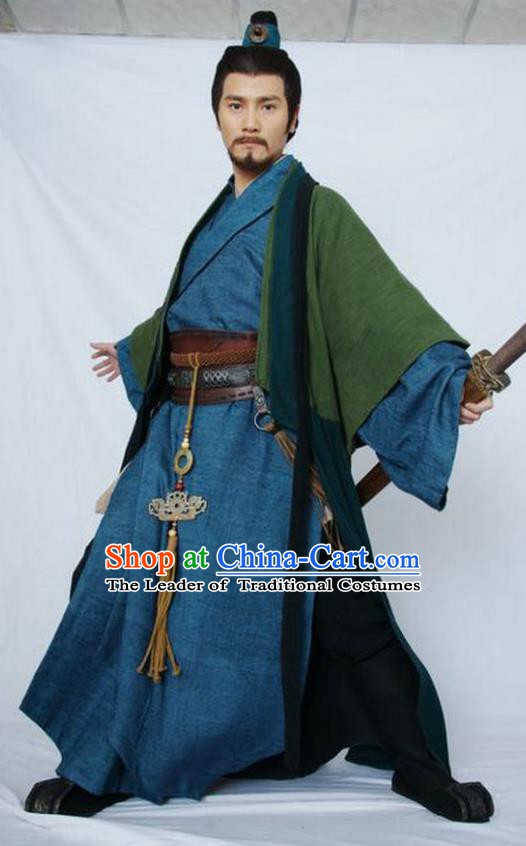 Traditional Chinese Ancient Costume Qin Dynasties Hanfu Clothing
