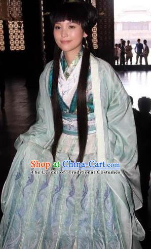 Traditional Chinese Ancient Costume Qin Dynasties Hanfu Clothing