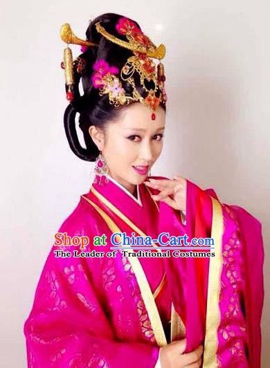 Traditional Chinese Ancient Costume Warring States Period Hanfu Clothing