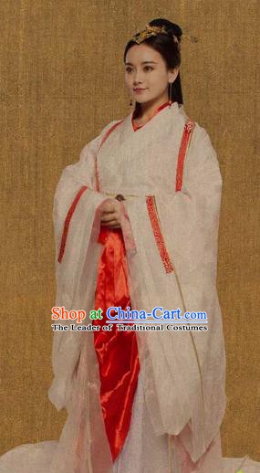 Traditional Chinese Ancient Chu Kingdom Princess Dress Embroidered Replica Costume for Women