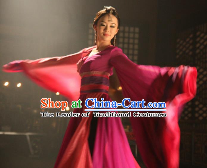 Traditional Chinese Ancient Costume Chu and Han Dynasties Hanfu Clothing