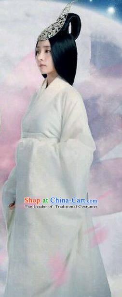 Traditional Chinese Ancient Costume Qin Dynasties Hanfu Clothing