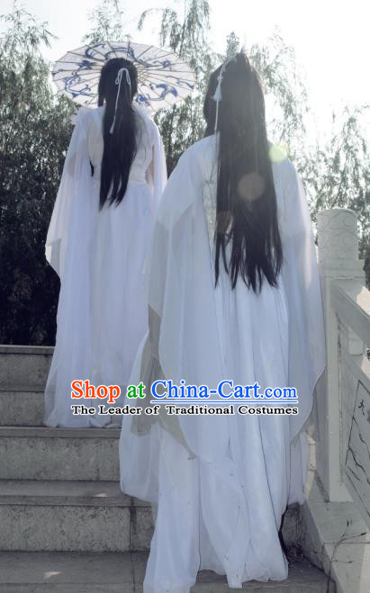 Ancient Chinese Costume hanfu Chinese Wedding Dress traditional china Cosplay Swordsman Clothing