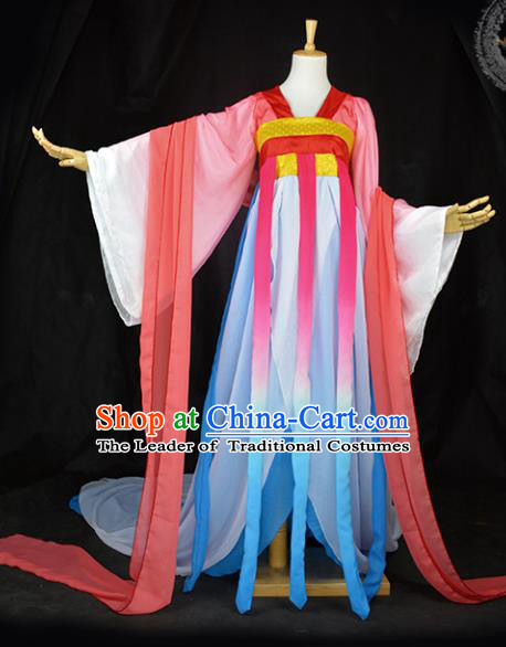 Chinese Ancient Fairy Young Lady Costume Cosplay Female Swordsman Princess Dress Hanfu Clothing for Women