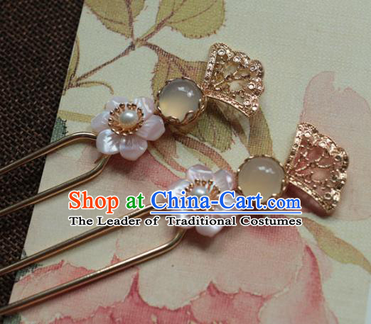 Traditional Chinese Ancient Hair Clip Hair Accessories Handmade Hanfu Hairpins for Women