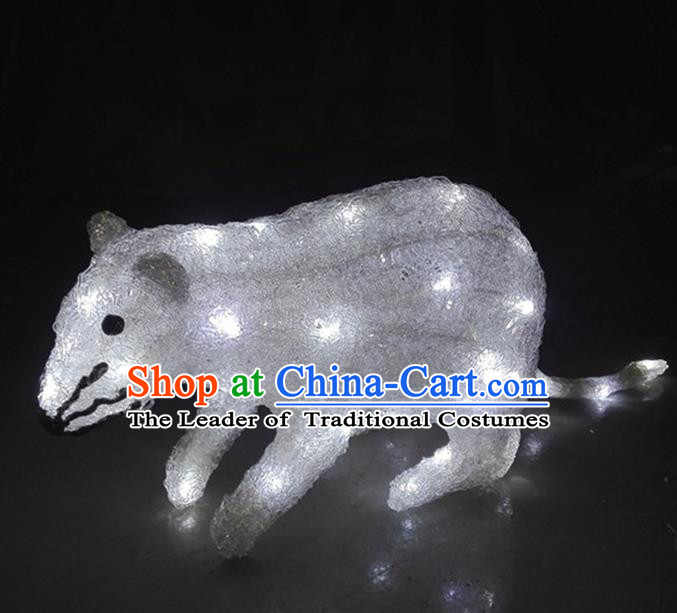 Traditional Handmade Chinese Zodiac Rat Electric LED Lights Lamps Lamp Decoration