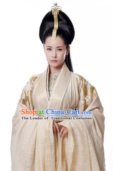 Untouchable Lovers Chinese Ancient Empress Replica Costume Palace Lady Hanfu Dress for Women