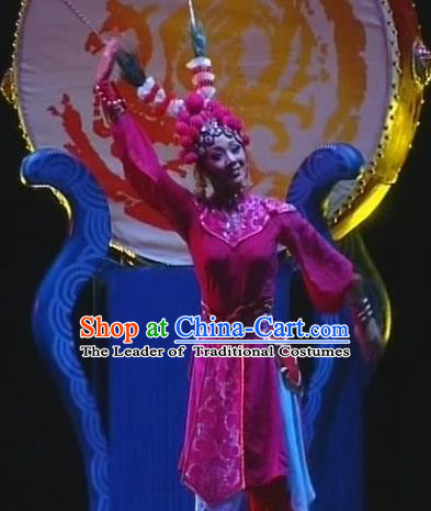 Traditional Chinese Beijing Opera Classical Dance Costume, China Stage Performance Dress Clothing for Women