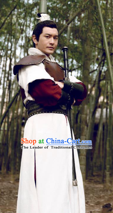 Nirvana in Fire II Chinese Ancient General Xiao Pingzhang Historical Costume Southern and Northern Dynasties Armour Clothing