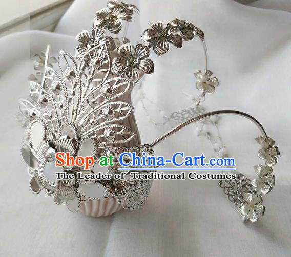 Chinese Traditional Ancient Hair Accessories Classical Phoenix Coronet Hanfu Hairpins for Women