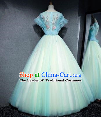 Top Grade Stage Performance Catwalks Costumes Wedding Dress Princess Full Dress Chorus Modern Fancywork Clothing