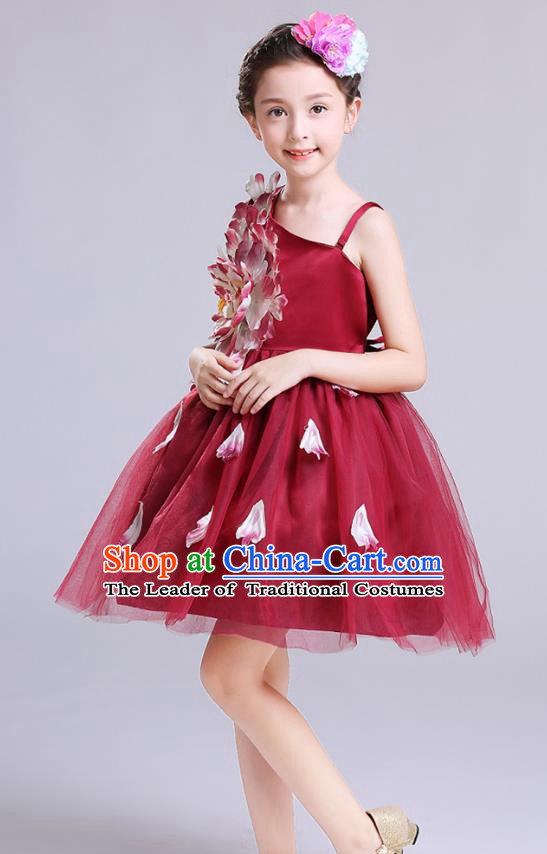 Children Stage Performance Costume Catwalks Folk Dance Clothing Classical Dance Dress