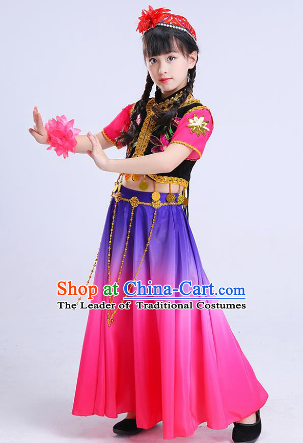 Children Stage Performance Costume Catwalks Folk Dance Clothing Classical Dance Dress