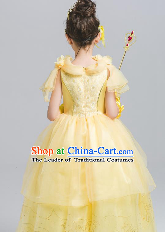 Children Stage Performance Costume Catwalks Folk Dance Clothing Classical Dance Dress