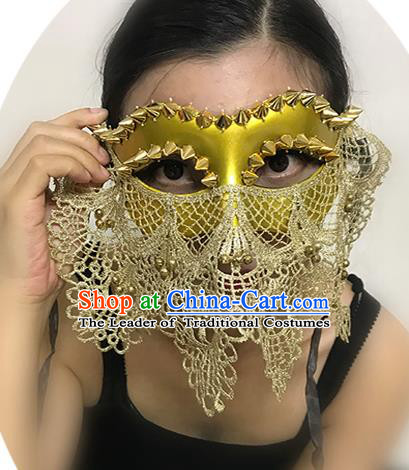 Top Performance Catwalks Headwear Halloween Cosplay Hair Accessories Mask