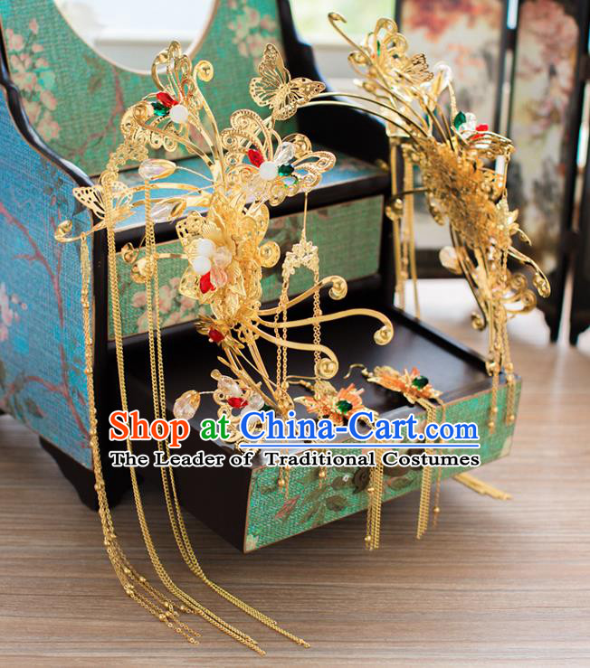 Chinese Ancient Style Hair Jewelry Accessories Cosplay Hairpins Headwear Hair Crown Headdress for Women