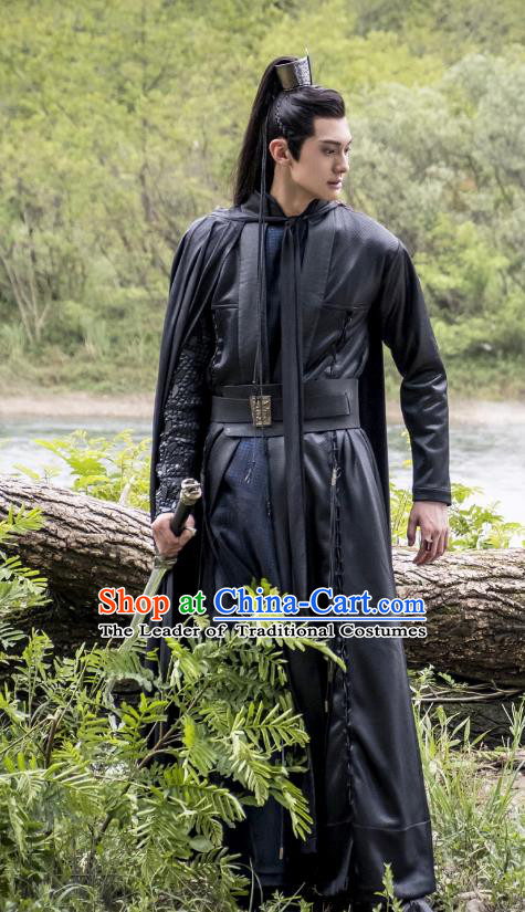Legend Of Fu Yao Chinese Ancient Nobility Childe Swordsman Historical Costume for Men