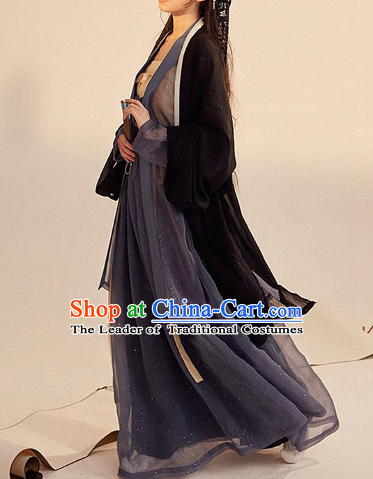 Chinese Ancient Palace Lady Hanfu Tang Dynasty Imperial Concubine Queen Embroidered Historical Costumes for Women