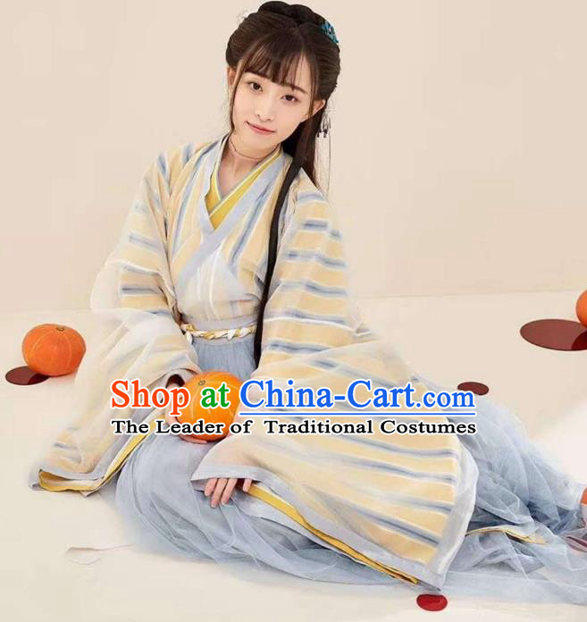 Chinese Ancient Palace Lady Hanfu Tang Dynasty Imperial Concubine Queen Embroidered Historical Costumes for Women