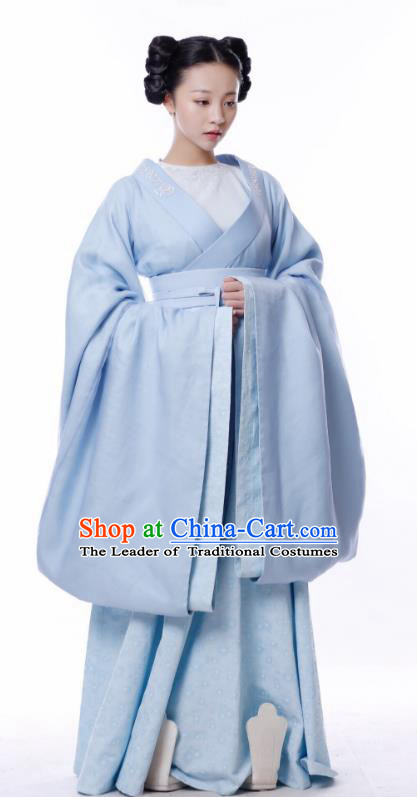 Traditional Chinese Ancient Costume Southern and Northern Dynasties Hanfu Clothing