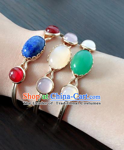 Traditional Handmade Chinese Ancient Classical Accessories Hanfu Bracelets for Women