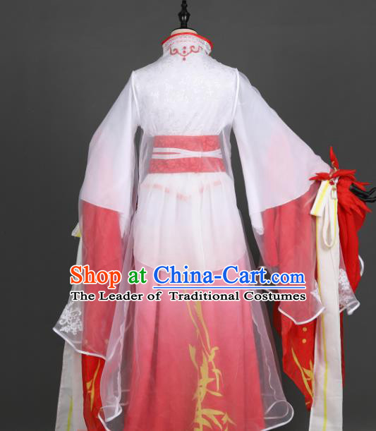 Ancient Chinese Costume hanfu Chinese Wedding Dress traditional china Cosplay Swordsman Clothing