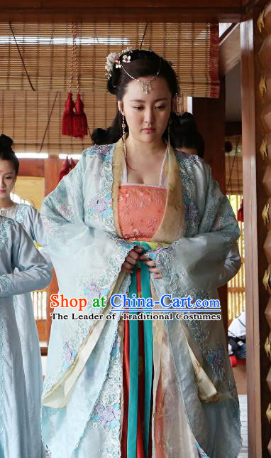 Traditional Chinese Ancient Costume Southern and Northern Dynasties Hanfu Clothing