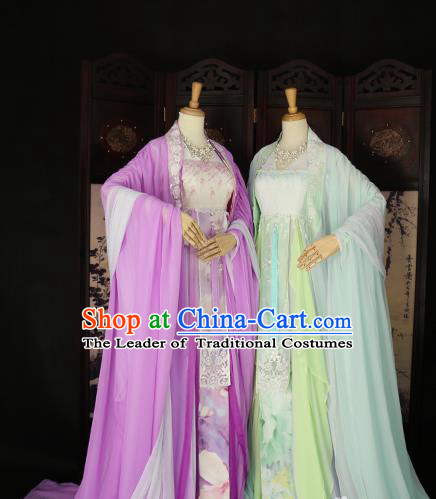 Chinese Ancient Palace Lady Hanfu Han Dynasty Imperial Concubine Queen Embroidered Historical Costumes for Women