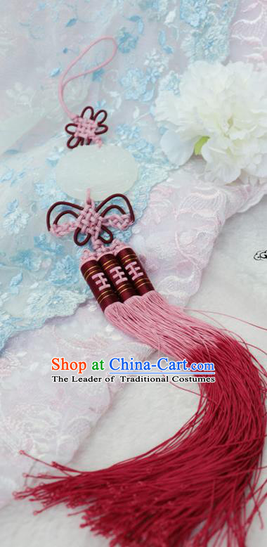 Chinese Traditional Handmade Waist Accessories Ancient Princess Jade Pendant for Women