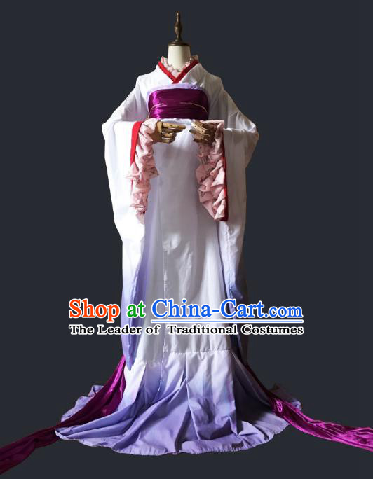 Chinese Ancient Cosplay Swordsman Hanfu Dress Tang Dynasty Princess Costume for Women