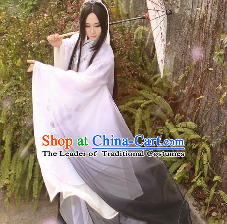 Chinese Ancient Palace Lady Hanfu Han Dynasty Imperial Concubine Queen Embroidered Historical Costumes for Women
