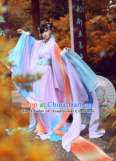 Chinese Ancient Palace Lady Hanfu Han Dynasty Imperial Concubine Queen Embroidered Historical Costumes for Women