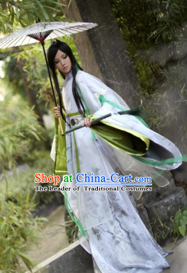 Chinese Ancient Palace Lady Hanfu Han Dynasty Imperial Concubine Queen Embroidered Historical Costumes for Women