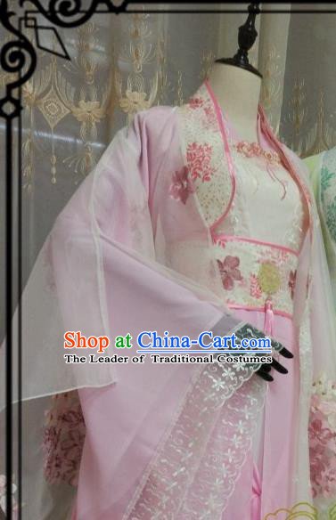 Chinese Ancient Palace Lady Hanfu Han Dynasty Imperial Concubine Queen Embroidered Historical Costumes for Women