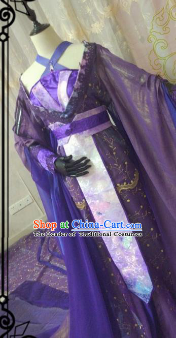 Chinese Ancient Palace Lady Hanfu Han Dynasty Imperial Concubine Queen Embroidered Historical Costumes for Women