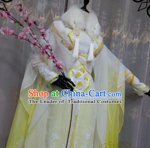 Chinese Ancient Palace Lady Hanfu Han Dynasty Imperial Concubine Queen Embroidered Historical Costumes for Women