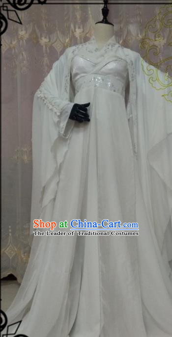 Chinese Ancient Palace Lady Hanfu Han Dynasty Imperial Concubine Queen Embroidered Historical Costumes for Women