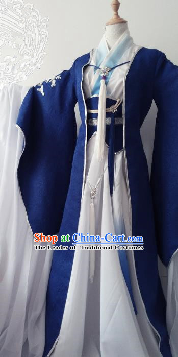 Chinese Ancient Palace Lady Hanfu Han Dynasty Imperial Concubine Queen Embroidered Historical Costumes for Women